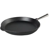 Patelnie - Skeppshult Patelnia do smażenia okrągła 36 cm, stalowa rączka - miniaturka - grafika 1