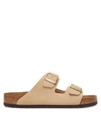 Klapki i japonki męskie - Birkenstock Klapki Arizona Sfb 1019013 Beżowy - miniaturka - grafika 1