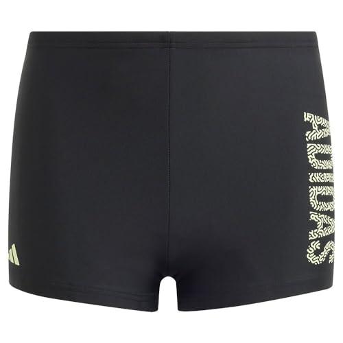 adidas Bokserki do pływania dla chłopców, 8-9 lat, czarne, Czarny, 18 miesi?cy