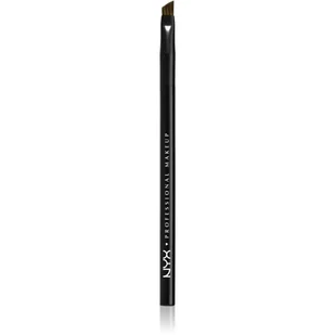 NYX Professional Makeup NYX Professionam Makeup - PRO ANGLED BRUSH - 19 - Pędzel do eyelinera i brwi NYXPEBR - Pędzle do makijażu - miniaturka - grafika 1
