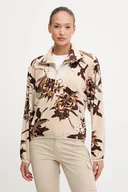 Bluzy damskie - Columbia bluza outdoorowa Sequoia Grove damska kolor beżowy wzorzysta 2136204 - miniaturka - grafika 1