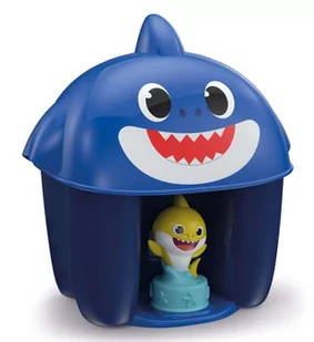 Clemmy soft Baby Shark wiaderko niebieskie i klocki - Klocki - miniaturka - grafika 1
