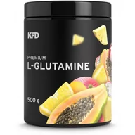 Aminokwasy - Glutamina KFD Premium L- Glutamine 500g Owoce Tropikalne - miniaturka - grafika 1