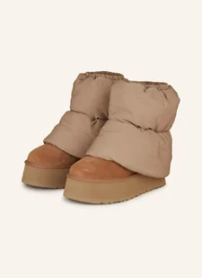 Ugg Botki Na Platformie Classic Mini Dipper Puffer braun - UGG - Botki damskie - miniaturka - grafika 1