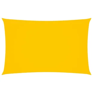 vidaXL Prostokątny żagiel ogrodowy, tkanina Oxford, 2x5 m, żółty 135589 - Parasole ogrodowe - miniaturka - grafika 7