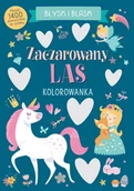 Kolorowanki, wyklejanki - Zaczarowany las. Błysk i blask. Kolorowanka - miniaturka - grafika 1