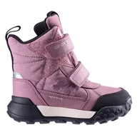Śniegowce damskie - Dziecięce Śniegowce GEOX J TREKKYUP GIRL B AB-ST J46M7C-0MNBC-C8006K – Różowy - miniaturka - grafika 1