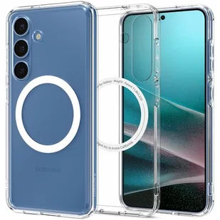 Spigen Etui Ultra Hybrid Mag do MagSafe do Galaxy S25 Plus, przezroczysto-białe - Etui i futerały do telefonów Spigen Etui Ultra Hybrid Mag do MagSafe do Galaxy S25 Plus, przezroczysto-białe - Etui i futerały do telefonów - miniaturka - grafika 1