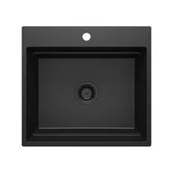 Zlewozmywaki - DEANTE MAGNETIC Zlewozmywak granitowy magnetyczny 1-komorowy Grafit Metalik ZRM_G10A - Specjalistyczny sklep - Raty 0% - Kup z PayPo i zapłać za 30 dni - miniaturka - grafika 1