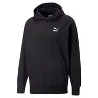 Bluzy męskie - Bluza z kapturem męska Puma CLASSICS RELAXED TR czarna 53560101-XL - miniaturka - grafika 1