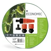 Węże ogrodowe i zraszacze - Cellfast Zestaw zraszający ECONOMIC 1/2" 15 m - miniaturka - grafika 1