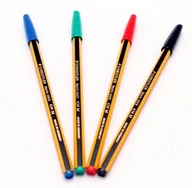 Długopisy - Staedtler Ballpoint Niebieski długopis - miniaturka - grafika 1