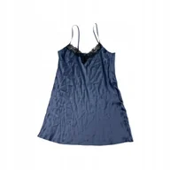 Bielizna nocna - Halka koszulka nocna NEIMAN MARCUS XL 100% jedwab - miniaturka - grafika 1