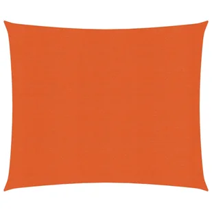 vidaXL Żagiel przeciwsłoneczny, 160 g/m, pomarańczowy, 3x3 m, HDPE 311659 - Parasole ogrodowe - miniaturka - grafika 7