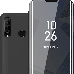 Etui na telefon komórkowy Cadorabo do Huawei P30 LITE w kolorze czarnym pokrywa tylna okładka ochronna okładka książeczka etui książeczka - Etui i futerały do telefonów - miniaturka - grafika 1