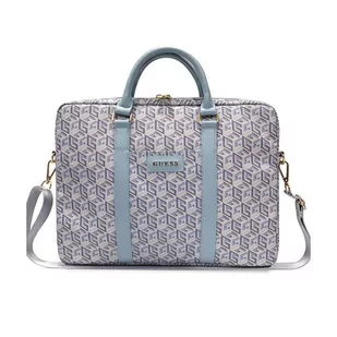 Guess GCube Stripes - Torba na notebooka 16" / 15" (niebieski) - Torby na laptopy - miniaturka - grafika 1
