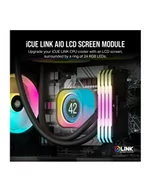 Chłodzenie wodne - Corsair iCUE Link AIO LCD screen module, monitor (5.33 cm (2.1 inch), Kolor: CZARNY, for iCUE Link AIO water cooling systems) - miniaturka - grafika 1