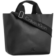 Torebki damskie - Torebka Shopperka Ultralight Mini Tote Na Black LV04K3112G UB1 (CK645-a) Calvin Klein - miniaturka - grafika 1