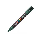 Dekoratorstwo - Marker pigmentowy Posca ciemnozielony PC-5M UNI - miniaturka - grafika 1
