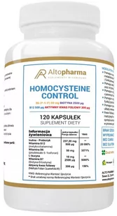 AltoPharma, Homocysteine Control, 120 kaps. - Witaminy i minerały - miniaturka - grafika 1