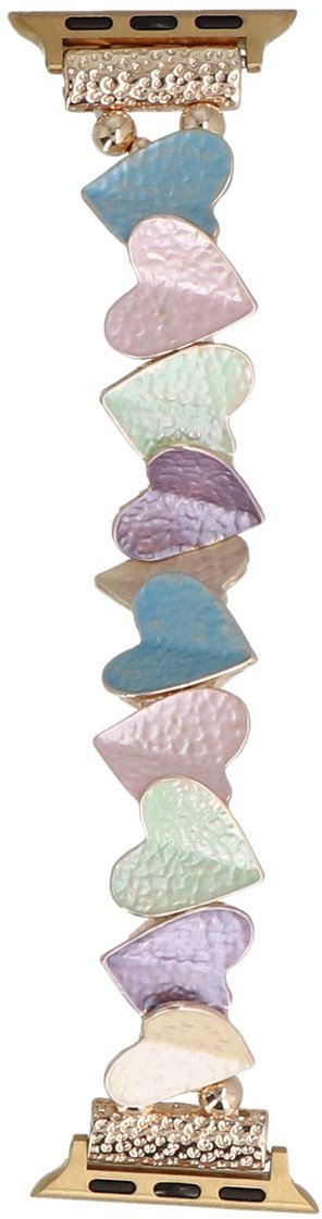 GlacierX bransoleta do smartwatcha Gleam Heartbeat Stretch Bracelet Pastel Haze do Apple Watch 38/40/41mm Pastelowa