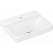 Umywalki - HANSGROHE 61016450 Xelu Q Umywalka wisząca 60x48 z otworem na baterię, bez przelewu, Smart Clean - miniaturka - grafika 1