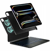 Akcesoria do tabletów i e-booków - Etui Typecase Edge + z klawiaturą do iPad Pro 13" 2024/2025 włókno węglowe - miniaturka - grafika 1