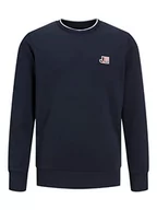 Bluzy dla chłopców - Jack & Jones Junior Bluza chłopięca, granatowy blezer, 140 - miniaturka - grafika 1