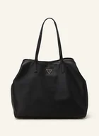 Torebki damskie - Guess Torba Shopper Victtoria Large Z Saszetką schwarz - miniaturka - grafika 1