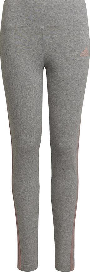 Adidas Legginsy adidas 3S Tight Jr HD4368 HD4368 szary 170 cm