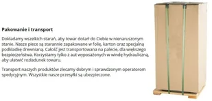 Piec wolnostojący 6,6-8,5kW z płytą grzewczą i fajerką na drewno (kolor: beżowy) - spełnia anty-smogowy EkoProjekt 99680799 - Piece wolnostojące - miniaturka - grafika 9