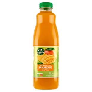 Carrefour Sensation Nektar mango 1 l - Soki i napoje niegazowane - miniaturka - grafika 1