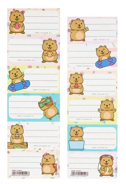 Naklejki na zeszyt Kuoka Starpak 572477