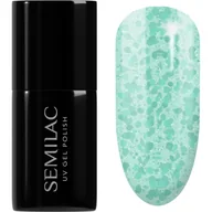 Lakiery hybrydowe - Semilac 495, lakier hybrydowy, Mint Glacier, 7ml - miniaturka - grafika 1
