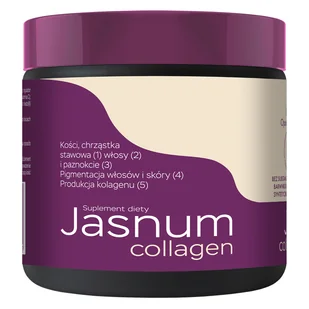 Jasnum Collagen, proszek, 180 g - Stawy, mięśnie, kości - miniaturka - grafika 1