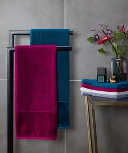 Ręcznik biały 30x50 cm BAMBOO LUXE - Ręczniki - miniaturka - grafika 1