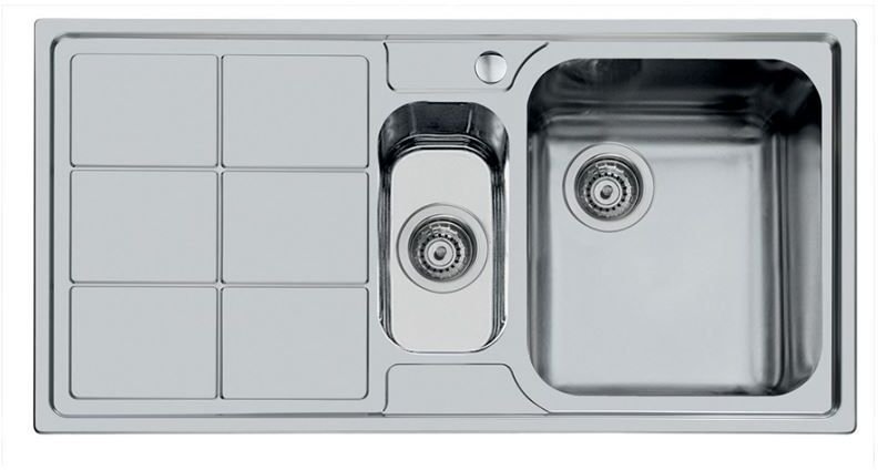 Foster Zlewozmywak 1363062 S3000 SINK 970x500 1.5 LH/B+DR - Stalowy Zlewozmywak Wpuszczany