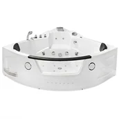 Wanny z hydromasażem - Hydrosan Wanna z hydromasażem narożna podgrzewacz wody Orino 632 157x157 cm - miniaturka - grafika 1