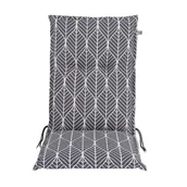 Poduszki ogrodowe - Patio Malezja Niedrig H046-06IB, szara - miniaturka - grafika 1