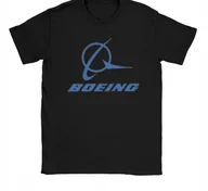 Koszulki męskie - KOSZULKA Z NADRUKIEM MĘSKA ŚMIESZNA T-SHIRT BOEING SAMOLOT r. L #3 - miniaturka - grafika 1