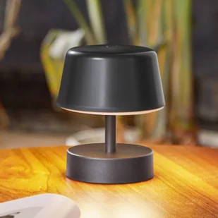 Akumulatorowa lampa stołowa LED Lindby Nalani, wysokość 13 cm, IP44, ściemniana - Lampy stojące - miniaturka - grafika 1