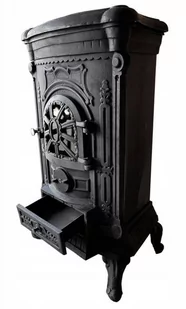 Agedin Piec żeliwny koza 9kW na drewno (kolor: czarny) 57680085 - Piece wolnostojące - miniaturka - grafika 6