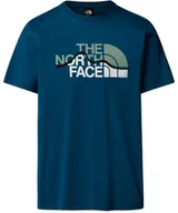 Koszulki męskie - Koszulka The North Face M Mountain Line Tee męska : Kolor - Granatowy, Rozmiar - XL - miniaturka - grafika 1