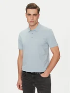 Koszulki męskie - HUGO Polo Donos222 50466182 Niebieski Regular Fit - miniaturka - grafika 1