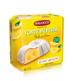 Balocco Torte in Festa Limone - włoska babka cytrynowa (400 g) - Inne słodycze - miniaturka - grafika 1
