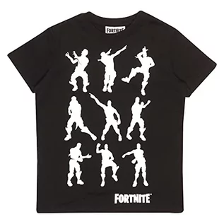 Koszulki dla chłopców - Fortnite Fortnite Koszulka chłopięca Dancing Emotes Boys Black T-Shirt, czarny, 13-14 Lata FOR00112BTS - grafika 1