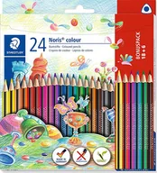 Przybory szkolne - Staedtler STAEDTLER Buntstift Noris colour 18+6 - miniaturka - grafika 1