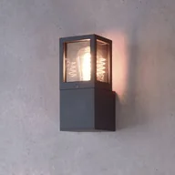 Lampy ogrodowe - Deko-Light Facado II kinkiet zewnętrzny, szary/dymny szary, szerokość 11 cm, IP65 - miniaturka - grafika 1