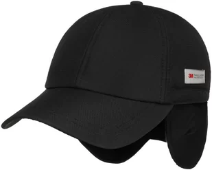 Czapka z Nausznikami 3M Thinsulate by Lipodo, czarny, S (55-56 cm) - Czapki i chusty sportowe męskie - miniaturka - grafika 1