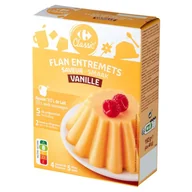 Dodatki do ciast w proszku - Carrefour Classic Mieszanka do przygotowania flanu o smaku waniliowym 192 g (4 x 48 g) - miniaturka - grafika 1